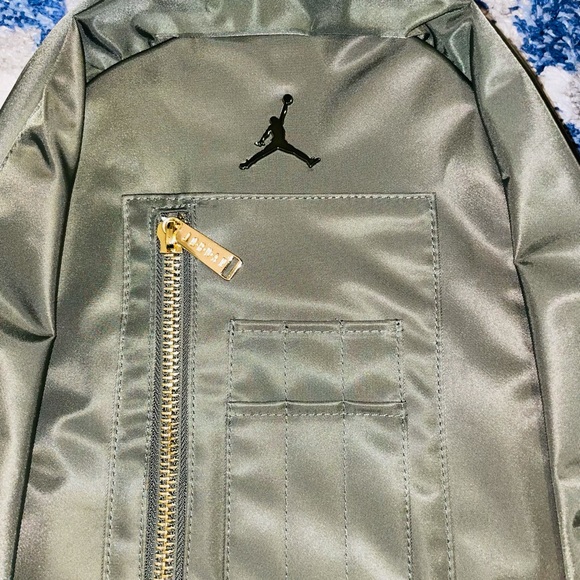 Nike Air Jordan Backpack Olive Green Boy's - Picture 2 of 8